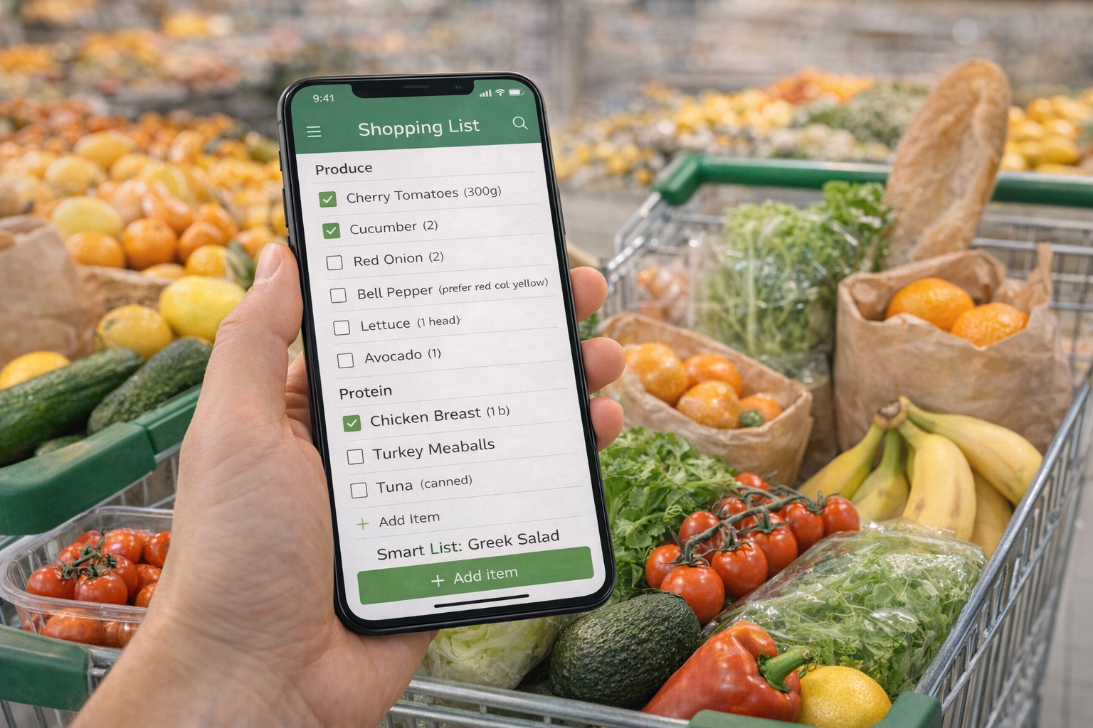 Έξυπνη λίστα αγορών